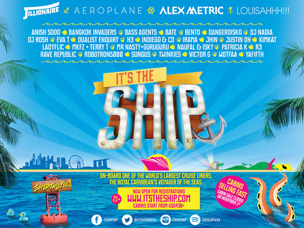 Festival Musik di Kapal Pesiar 'It's The Ship' Siap Digelar November 2014!