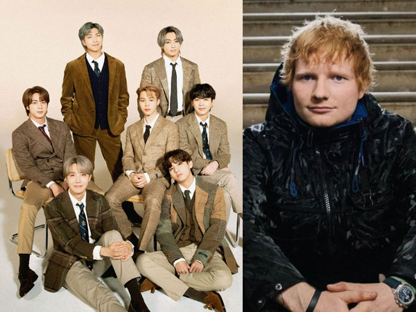 BTS dan Ed Sheeran Kolaborasi Lagi untuk Lagu Baru