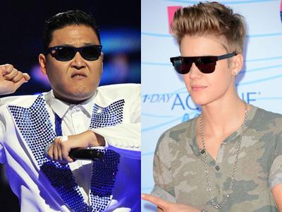 Psy Akan Kolaborasi Dengan Justin Bieber?