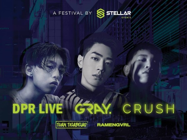 Rapper Gray, Crush, dan DPR Live Akan Segera Manggung di Jakarta!