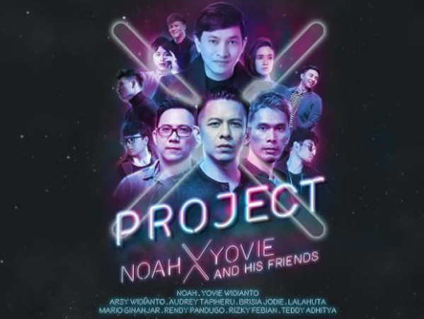 Kolaborasi NOAH dan Yovie Widianto dalam Konser 'Project X' Jakarta
