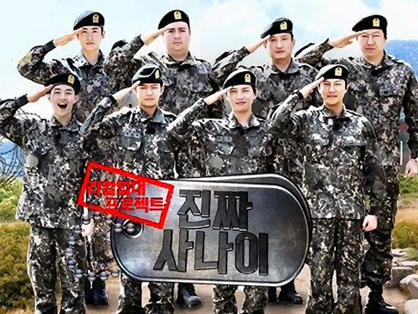 Variety Show MBC 'Real Men' Siap Latihan Militer di Negara Lain!