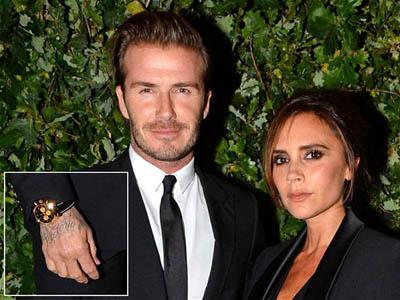 Beckham Kembali Tunjukan Cintanya pada Victoria dengan Tato
