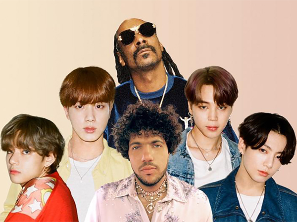 Kolaborasi BTS, Snoop Dogg, dan Benny Blanco 'Bad Decisions' Rajai Chart Musik Internasional
