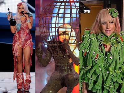 Lady Gaga Dijuluki Orang Berkostum Teraneh