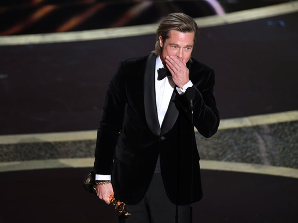 Brad Pitt Kantongi Piala Oscar Pertama sebagai Aktor, Persembahkan Kemenangan untuk Anak-Anak