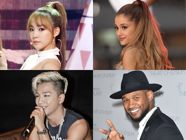 Inilah 8 Bintang K-Pop dan Musisi Dunia Sebagai Sandingannya