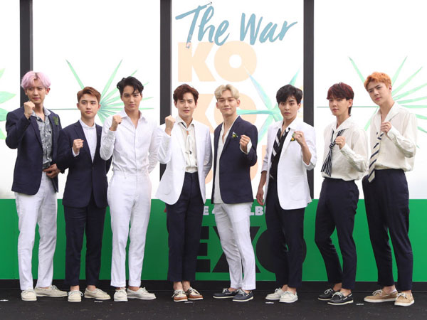Daebak! 'The War' Jadi Album Keempat EXO yang Capai Penjualan 1 Juta Kopi