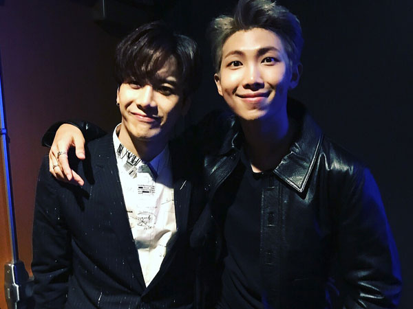 Jackson GOT7 Bagikan Momen Pertemuan dengan RM BTS di American Music Awards 2017