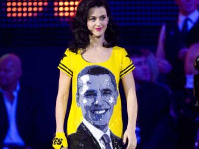 Katy Perry Bernyanyi Untuk Obama