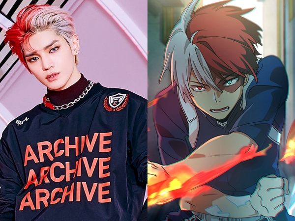 Warna Rambut Merah Putih, Taeyong NCT Dinilai Mirip Dengan Tokoh Anime Ini