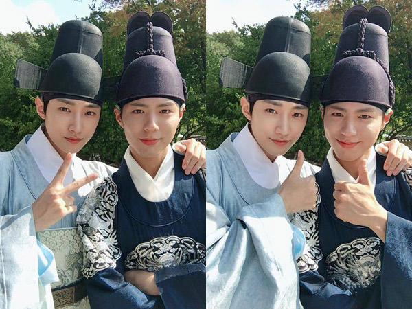 Musuh di Drama, Jinyoung B1A4 Malah Unjuk Kedekatan dengan Park Bo Gum di Balik Layar