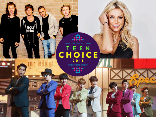 One Direction, Britney Spears, Hingga Super Junior di Daftar Pemenang Teen Choice Awards 2015
