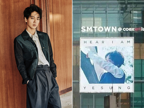 Promosikan Debut Solo Yesung, SM Entertainment Pajang Poster Typo