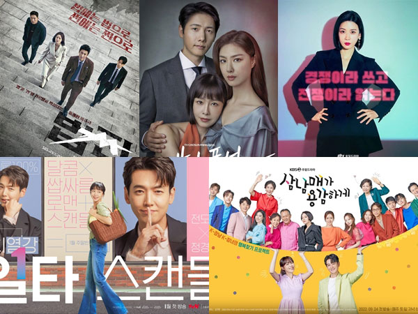 5 Drama Korea Weekend Bersaing Ketat Meraih Rating Tertinggi