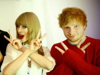 Digosipkan Dekat Dengan Aktor Inggris, Taylor Swift Makin Lengket Dengan Ed Sheeran