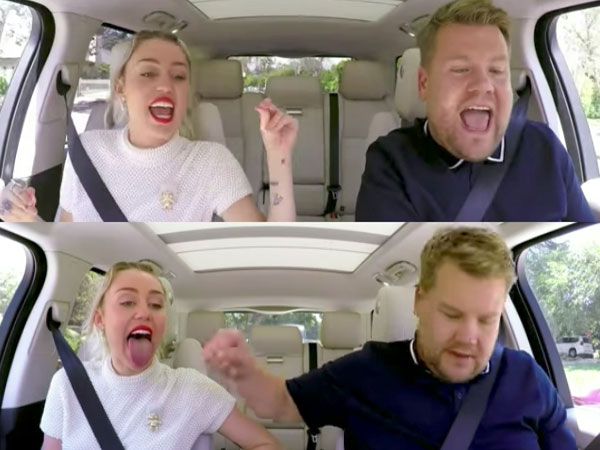 Miley Cyrus Pamer Suara Merdu Hingga Cerita Tentang Perubahan Dirinya di 'Carpool Karaoke' Dengan James Corden!