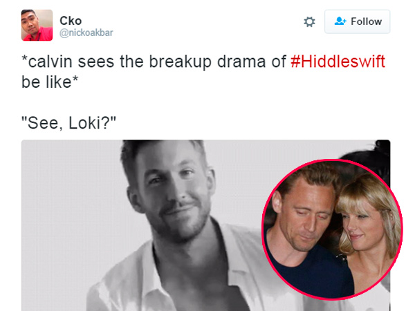 Putus Cinta, Netizen Ejek Hubungan Asmara Taylor Swift dan Tom Hiddleston dengan Meme Kocak!