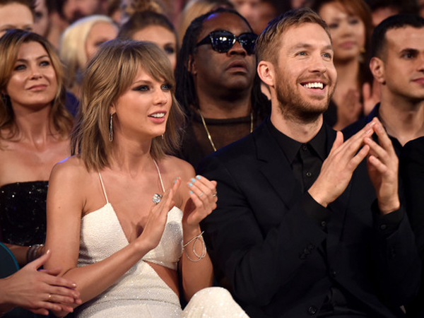 Menang Penghargaan Billboard, Taylor Swift Terima Ciuman dan Pelukan Mesra dari Calvin Harris
