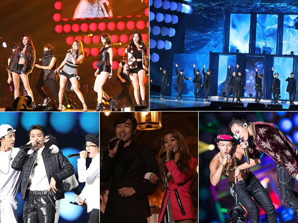 Inilah 8 Penampilan dan Kolaborasi Memukau Idola K-Pop dan Para Aktor di MAMA 2014