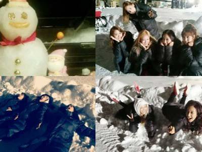 Ucapkan Natal, Seohyun dan Yuri Pamer Foto Main Salju