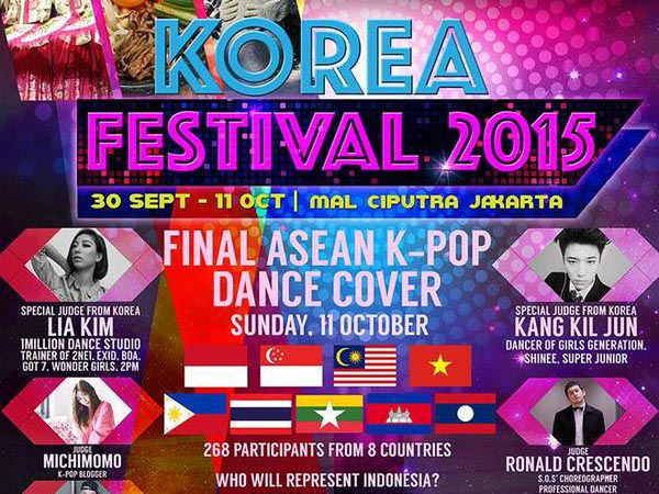 'Korea Festival 2015', Pestanya Pecinta K-Pop yang Menampilkan 11 Dance Cover Se-ASEAN