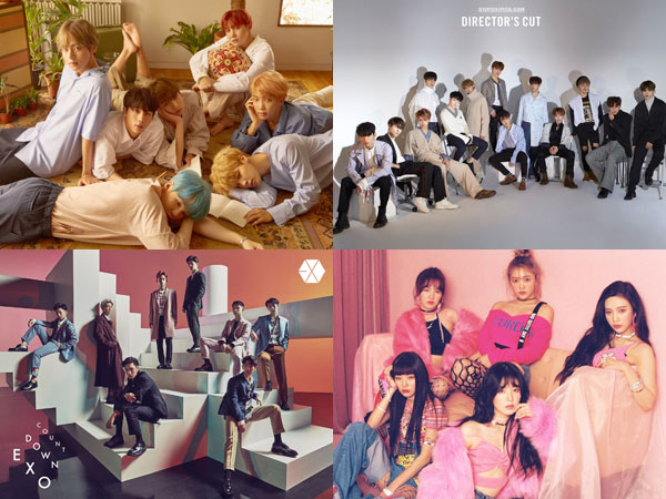 BTS, SEVENTEEN, EXO, dan Red Velvet Dominasi Chart Billboard World Albums