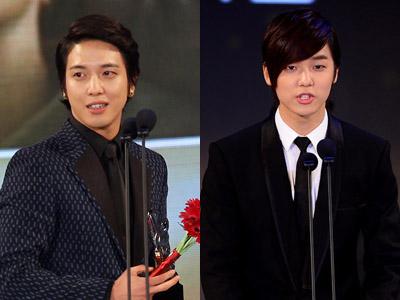 Yonghwa dan Minhyuk CN Blue Raih Penghargaan di K-Drama Star Awards 2012