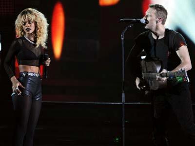 Rihanna-Coldplay Tampil Bareng di Penutupan Paralympic
