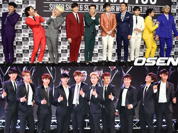 Di Cina dan Perancis, Popularitas Super Junior dan EXO Bersaing Ketat?