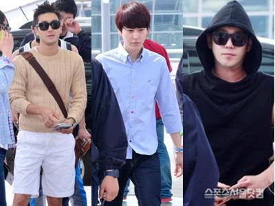 Yuk, Intip Para Member Super Junior di Bandara Sebelum Terbang ke Jakarta