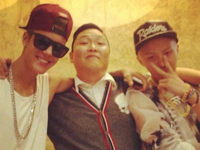 Psy Juga Bocorkan Proyek Kolaborasinya Bersama Justin Bieber dan G-Dragon!