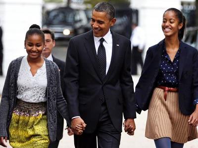 Presiden Obama Suka Joget Gangnam Style di Depan Kedua Putrinya