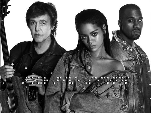 Rihanna Rilis Single Kolaborasi dengan Kanye West dan Paul McCartney di Label Rekamannya Sendiri!