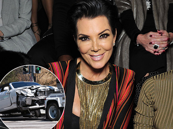 Alami Kecelakaan, Bagian Depan Mobil Mewah yang Baru Dibeli Kris Jenner Hancur!