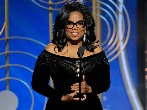 Pidato Inspiratif dari Oprah Winfrey di Golden Globes 2018 Tuai Tepuk Tangan Meriah
