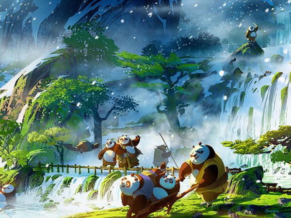 Keren! Concept Art ‘Kung Fu Panda 3’ Perlihatkan Indahnya Desa Para Panda!