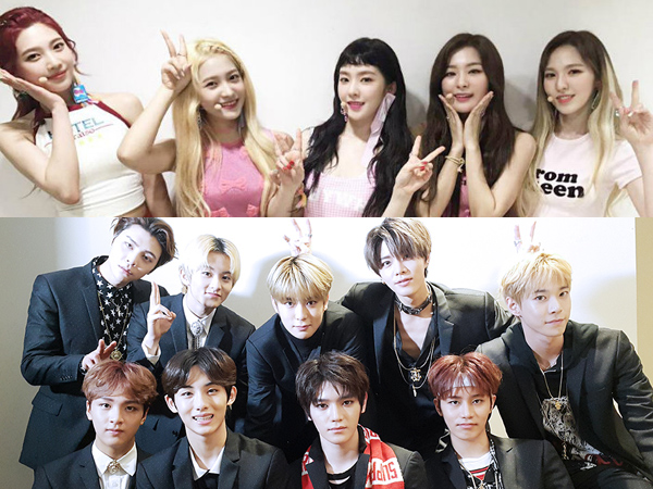 Red Velvet dan NCT 127 Kompak Lakukan 'Power Challenge' Untuk Dukung EXO