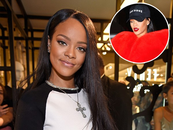 Kenakan Pakaian Unik Bentuk Hati, Rihanna Tunjukan Rasa Sayangnya Pada Drake?