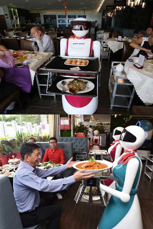 Kekurangan Orang, Pemilik Restoran Ini Gunakan Robot Sebagai Pegawai