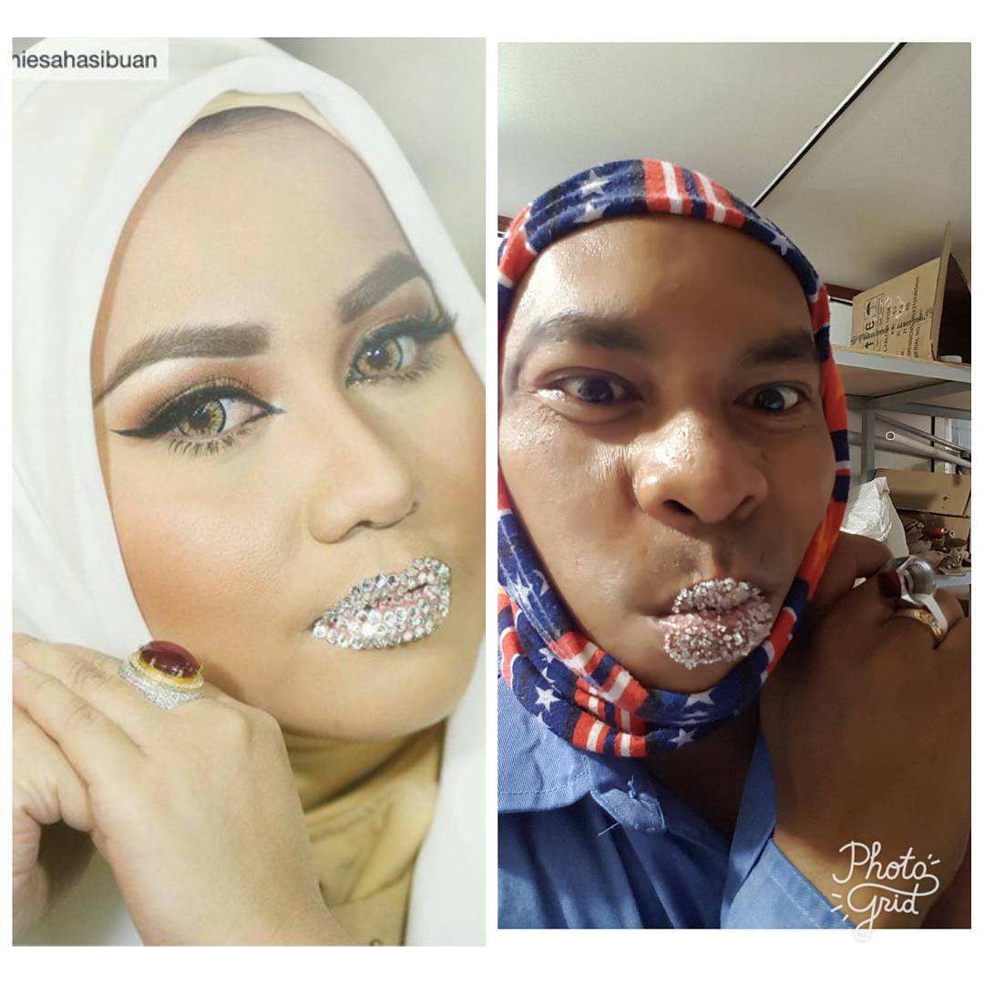 Kocaknya Berbagai Meme Foto Bibir Berlian A La Anniesa Hasibuan