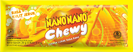 Nano Nano Chewy Rasa Kulit Jeruk