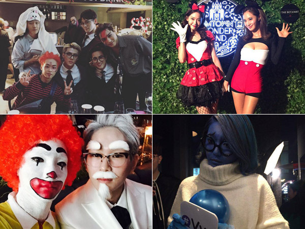 Ronald McDonald Hingga Micky Mouse, Intip Serunya Pesta Halloween SM Entertainment!