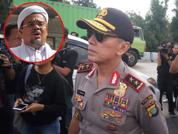 Kapolda Metro Jaya Siap Angkat Topi Jika Rizieq Shihab Lakukan Ini