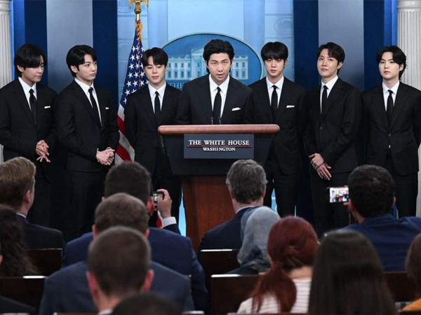 BTS Berbicara di Konferensi Pers Gedung Putih Jelang Pertemuan dengan Presiden Joe Biden