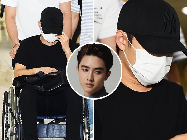 Cedera Saat SMTOWN Jepang, D.O EXO Pulang dengan Kursi Roda