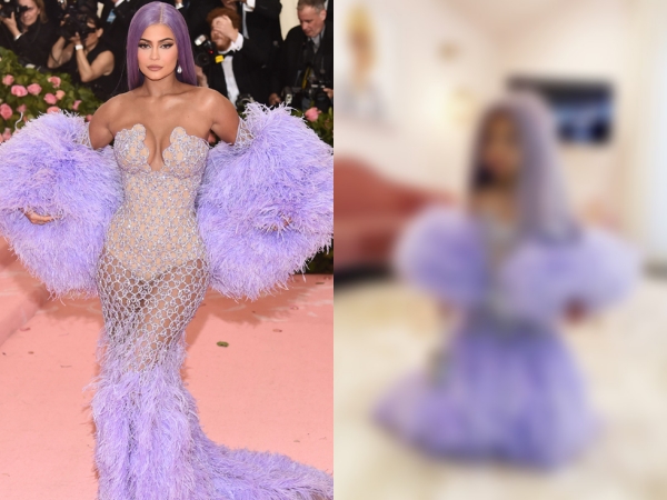 Stormi Webster Bikin Netizen Gemas Setelah Tiru Gaya Kylie Jenner di Met Gala 2019