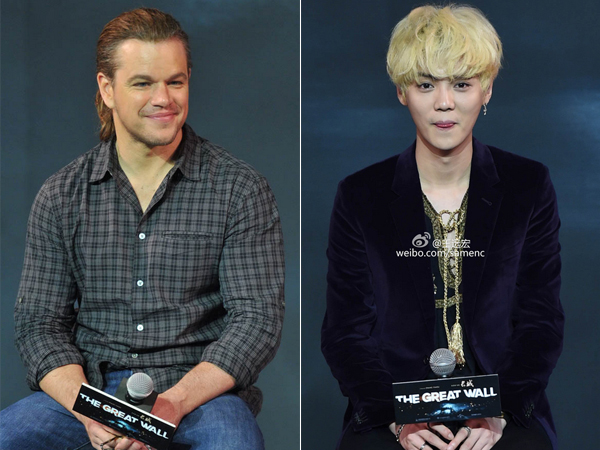 Main Film Bareng, Matt Damon Kaget dengan Kepopuleran Luhan