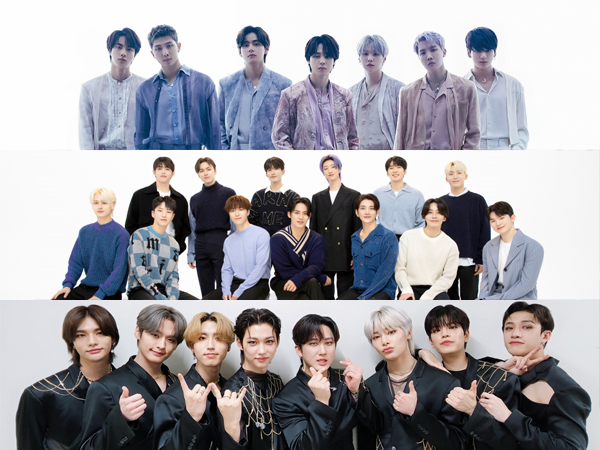 BTS, SEVENTEEN, dan Stray Kids Masuk Top 10 IFPI Global Artist Chart