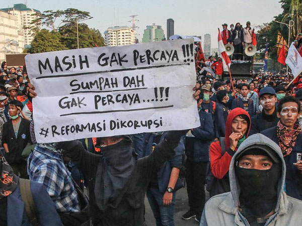 Intel Prediksi Demonstrasi Akan Terus Ada Hingga Pelantikan Jokowi 20 Oktober Mendatang?